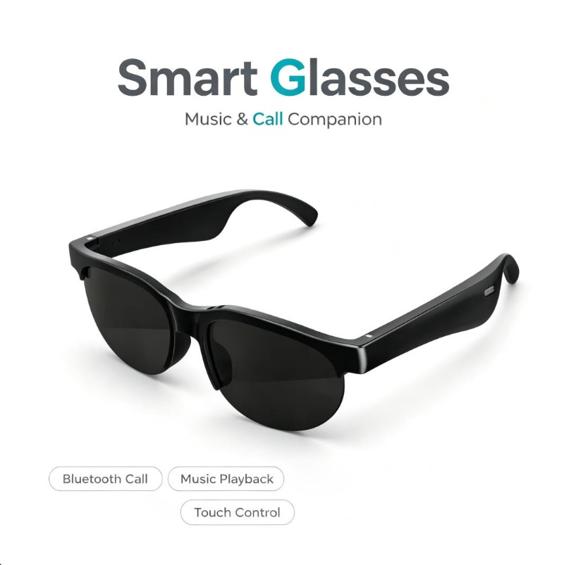 Kacamata Pintar Bluetooth, Pem - Smart Glasses Lens ulasan dan harga